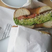Vegan avocado bagel at Blueorange Coffee and Bagel - Margaretenstrasse in Vienna