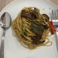 Porcini pasta  at Village Vegetarian in Singapore