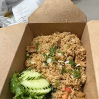 Thai fried rice - no egg, overcooked tofu  at ThaiKota in Fargo