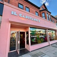Here is the restaurant   at IL Capitano's in Liverpool