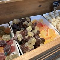 chocolate covered pineapplee  at La Belgique Gourmande in Bruxelles