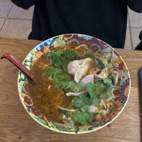Ramen with dumplings  at Helens Sushi in Stockholm