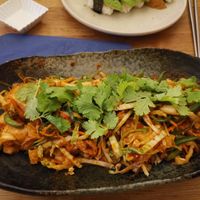 Gochuang tofu with shiitake mushrooms at Helens Sushi in Stockholm