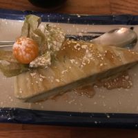 Green tea ice cream at Helens Sushi in Stockholm