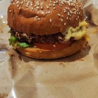 Cheezy Burger (delivered) at Bodhi Vegan Cafe & Restaurant in Phuket