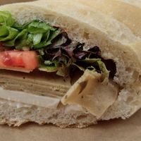 Turkey Dill Havarti sandwich at The Herbivorous Butcher in Minneapolis