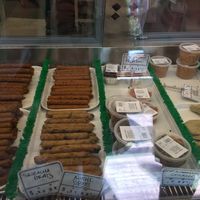 Sausage and gluten-free "meat" at The Herbivorous Butcher in Minneapolis