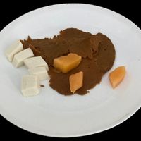 (vegan) Gabbagool and mozzadell', with melon: I feel like Tony Soprano, finally having a chance to eat some of his favorite dishes!  at The Herbivorous Butcher in Minneapolis