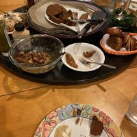 Dinner aftermath at The Herbivorous Butcher in Minneapolis