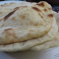 naan bread (vegan) at Pizzeria-Restaurant Punjab in Saarbrucken