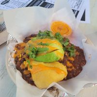 Polenta Breakfast Bowl at Powerplant Superfood Cafe in Los Angeles