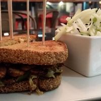 Tempeh Reuben at Powerplant Superfood Cafe in Los Angeles