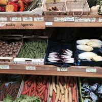 veggies at Le Panier Vert in Antibes