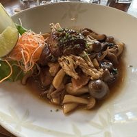 Wam mushroom salad  at Matsuhisa in Vail