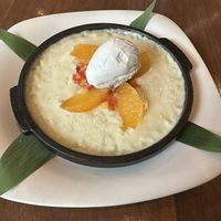 Rice pudding with  ice cream  at Matsuhisa in Vail