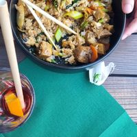 Szechuan Seitan dish at Mishio in Bern