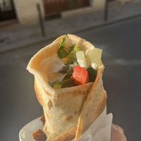 Super fresh! Falafel pita to go  at Chez Le Libanais in Paris