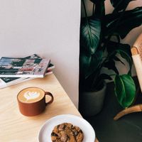 Cookie and Oat Cappuccino at Pontes in Copenhagen
