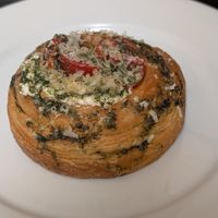 Savory Danish with a delicious cashew cream filling at Alterna - Mostrador in Barcelona