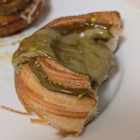 Pistachio Danish. Just wow! at Alterna - Mostrador in Barcelona