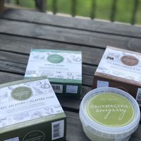 The cheese assortment. Came frozen and needed to thaw before enjoying   at Zengarry Vegetarian Cuisine in Alexandria