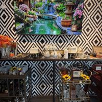 Beautiful decor  at Feru Ethiopian Cuisine in Washington