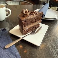 Chocolate cake  at Alice & Friends in Oak Park in Oak Park