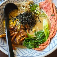 Tonkatsu ramen at Alice & Friends in Oak Park in Oak Park