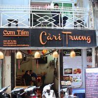 Balcony upstairs at Cari Truong in Hanoi