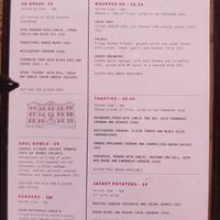 Menu July 2026 at Phoenix Cafe Bar in Exeter