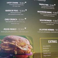 Menu has vegan options at Hans im Glück - Den Haag Passage in Zuid-holland