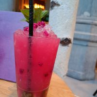 Dragon fruit mocktail at Hans im Glück - Den Haag Passage in Zuid-holland