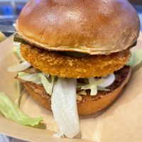 Chicken Burger Menu  at Pommes Freunde in Bayern