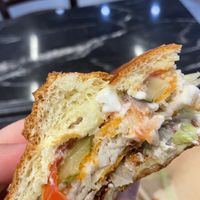 Chicken Burger Menu  at Pommes Freunde in Bayern