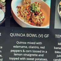 Gluten free and vegan (not sure why mislabeled)  at 4 Sisters Wine Bar & Tapas Restaurant in La Crosse