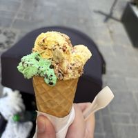Mint and cookies   at Evergreen Gelateria in Valletta