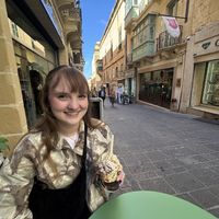  at Evergreen Gelateria in Valletta