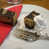 salted caramel raw pie at Reality Bites Cafe in Rangiora