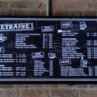 Getränkekarte at Kloster Gaststätte in Nordrhein-westfalen
