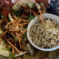 Soft tacos  at The Surfinista Cafe in Cocoa Beach