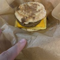 Egg mcfanning   at The Surfinista Cafe in Cocoa Beach