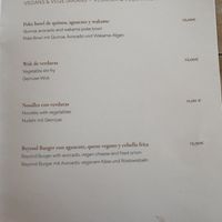 Menu  at Hipotels Don Juan  in Illes Balears