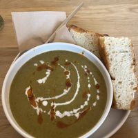 Lentil soupp  at Grounded in Aberdeen