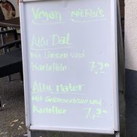 Vegane Tagesgerichte / vegan daily special  at Piccolo Della Mama in Cologne