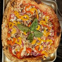 Pizza Vegana at Pizzeria Ciao Bei in Quintana Roo