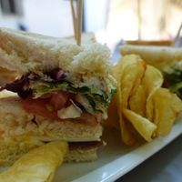 Bocadillo vegetal de verdad hahaha at Vegan Rock in Sevilla