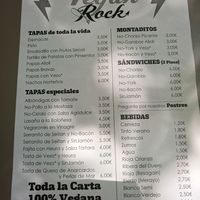 Carta at Vegan Rock in Sevilla