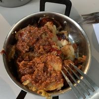 Patatas bravas at Vegan Rock in Sevilla