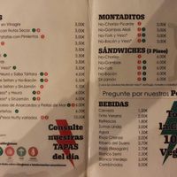 Menu1 at Vegan Rock in Sevilla