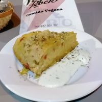 tortilla at Vegan Rock in Sevilla